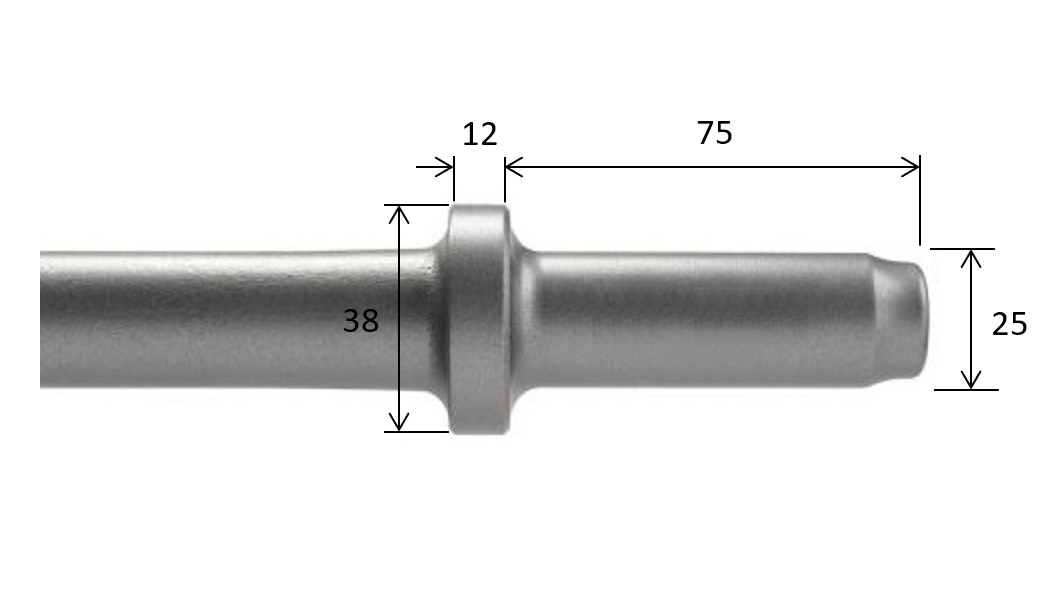 rond 25 x 75 mm